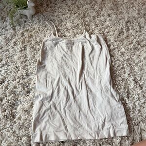 Women's White Spaghetti Strap summer super soft casual Top.  your wardrobe with